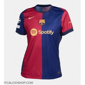 Barcelona Prima Maglia Femmina 2024-25 Manica Corta